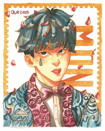 ''Mon'' 5,12 × 6,30 inches