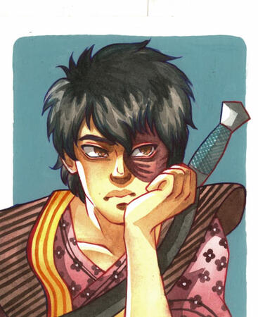 ''Zuko'' 5,12 × 5,71 inches