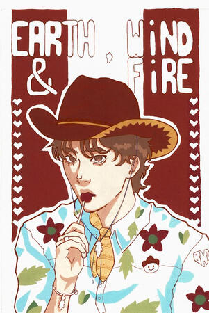 ''E, W & F'' 8,27 × 11,61 inches