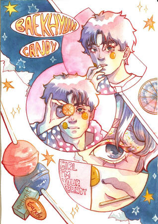 ''Candy'' 8,27 × 11,61 inches