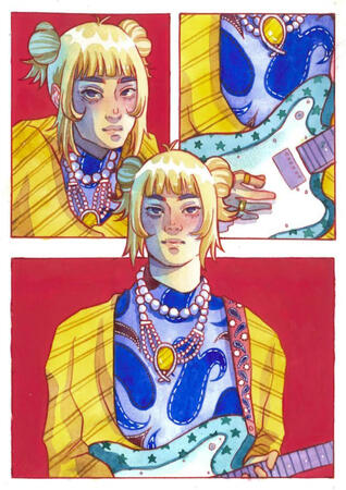 ''Riki'' 7,09 × 9,84 inches