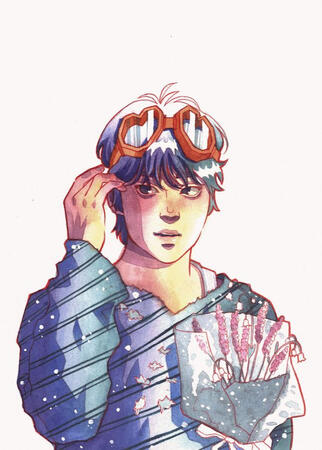 ''Park Gunwook'' 7,09 × 9,84 inches