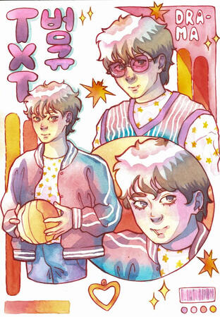 ''Drama'' 8,27 × 11,61 inches